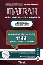 Matrah Vergi Hukuku Soru Bankası Vergi Hukuku - Vergi Usul Hukuku - Türk Vergi Sistemi - Temsil Kitap