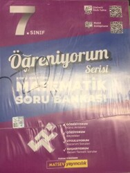 Matsev Yayınları 7. Sınıf Matematik Konu Anlatımlı Soru Bankası Öğreniyorum Serisi - Matsev Yayıncılık