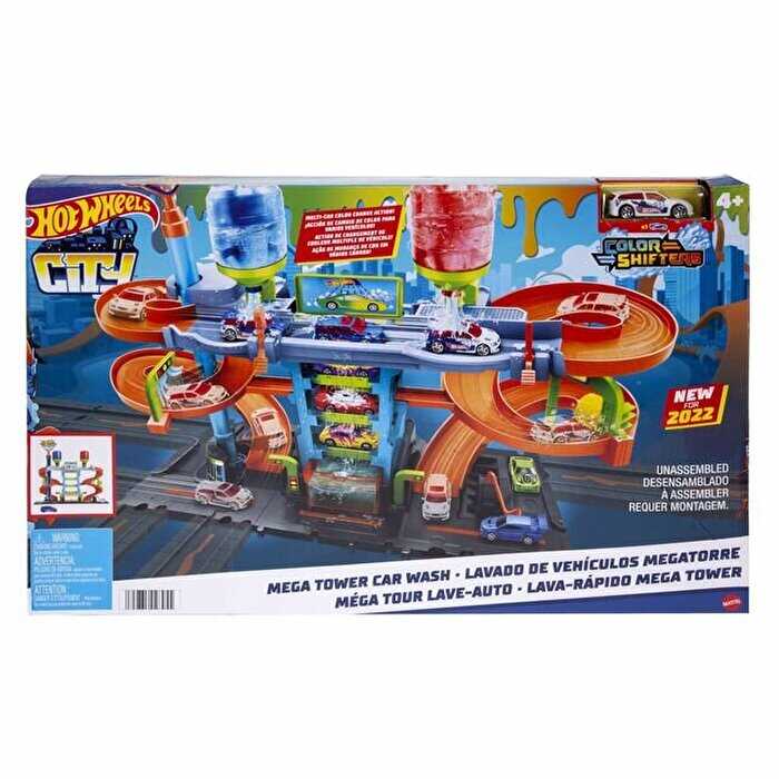 Mattel Hot Wheels Mega Araba Yıkama Kulesi Hdp05 - Hot Wheels