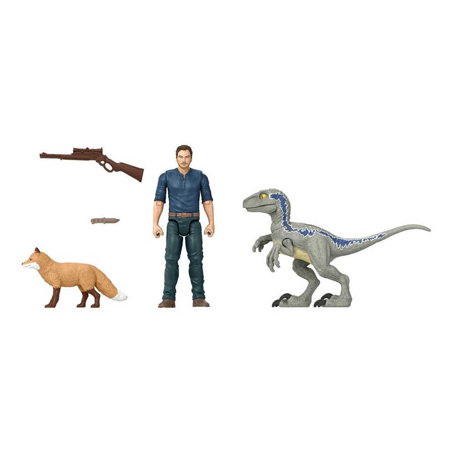 Jurassic World Karakter ve Dinozor Figürü Paketi GWM26