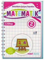 2. Sınıf Matematik Etkinliklerle Çalışma Yaprakları 1. Kitap - Mavi Deniz Yayınları