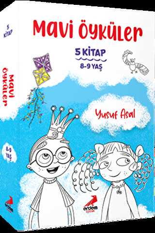 Mavi Öyküler Set 5 Kitap Takım - Erdem Çocuk