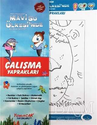 Mavi Su Ülkesinde Çalışma Yaprakları - Yumurcak Yayınları