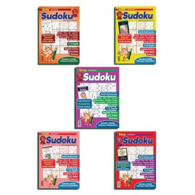 Maxi Gong Sudoku 5`li Set - 2