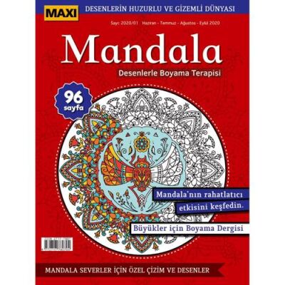 Maxi Mandala Desenlerle Boyama Terapisi 1 - 1