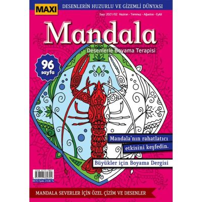 Maxi Mandala Desenlerle Boyama Terapisi 4 - 2