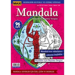 Maxi Mandala Desenlerle Boyama Terapisi 4 - 1