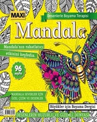 Maxi Mandala Desenlerle Boyama Terapisi 9 - Maxi Yayıncılık