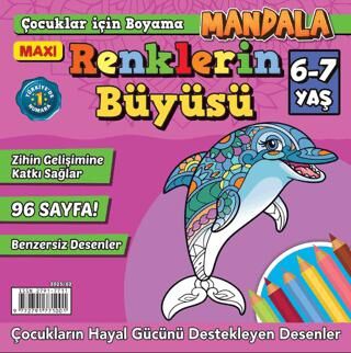 Maxi Renklerin Dünyası Mandala 6-7 Yaş 2023 - 1
