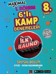Maximal 8. Sınıf 1. Dönem 6`lı Kamp Denemeleri - Sayısal - Artı Zeka Yayınları