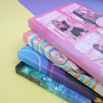 Maxx 808-83 Black Pink Defter - 3