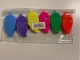 Maxx Lf-1 Yaprak Desen Fosforlu Kalem 6 Renk - 1