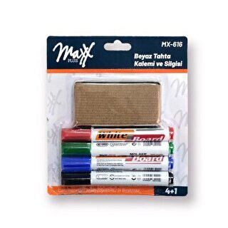Maxx Mx-616 Tahta Kalem Silgi Seti 4+1 - 1