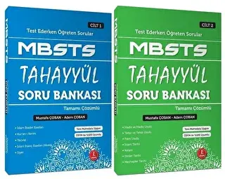 Tahayyül Yayınları Tahayyül 2022 MBSTS Soru Bankası Çözümlü Set - 1