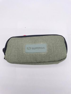 Me Çanta Superga Linen Green Kalem Çantası - 1