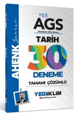 Yediiklim Yayınları MEB AGS Ahenk Tarih Tamamı Çözümlü 30 Deneme - 1