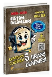 MEB-AGS Eğitim Bilimleri Konuşan 5 Deneme Çözümlü - Özdil Akademi Yayınları