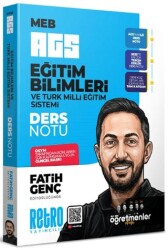 MEB-AGS Eğitim Bilimleri ve Türk Milli Eğitim Sistemi Ders Notu - Retro Yayıncılık
