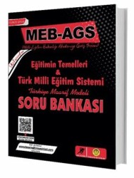 Tasarı Eğitim Yayınları MEB-AGS Eğitim Temelleri-Milli Eğitim Sistemi Soru Bankası - Tasarı Eğitim Yayınları