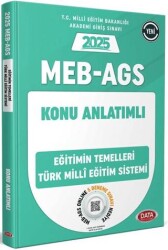 Data Yayınları MEB AGS Eğitimin Temelleri Türk Milli Eğitim Konu Anlatımlı - Data Yayınları