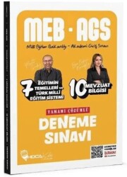 MEB-AGS Eğitimin Temelleri ve Türk Milli Eğitim Sistemi ve Mevzuat Bilgisi 17 Deneme Çözümlü - Hoca Kafası Yayınları