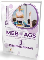 MEB - AGS Hazırlık 3 Deneme Sınavı - Pelikan Tıp Teknik Yayıncılık
