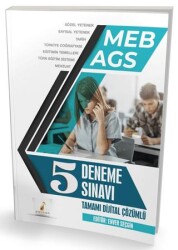 MEB - AGS Hazırlık 5 Deneme Sınavı Tamamı Dijital Çözümlü - Pelikan Tıp Teknik Yayıncılık