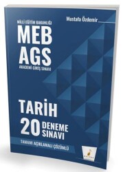 MEB - AGS Hazırlık Tarih 20 Deneme Sınavı - Pelikan Tıp Teknik Yayıncılık