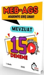 MEB-AGS Mevzuat 15 Deneme Çözümlü - Hoca Etkisi Yayınları