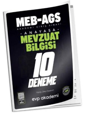MEB-AGS Mevzuat Bilgisi 10 Deneme Çözümlü - 1