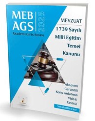 Pelikan Tıp Teknik Yayıncılık MEB - AGS Mevzuat Bilgisi 1739 Sayılı Milli Eğitim Temel Kanunu Konu Anlatımlı Video Fasikül9786255516107 - Pelikan Tıp Teknik Yayıncılık