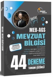 MEB AGS Mevzuat Bilgisi Tamamı Çözümlü 44 Deneme - Doktrin Yayınları