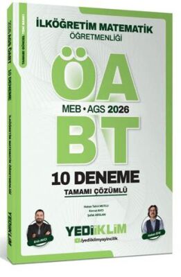 MEB AGS ÖABT 2026 İlköğretim Matematik Öğretmenliği Tamamı Çözümlü 10 Deneme - 1