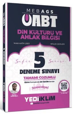 MEB AGS ÖABT Din Kültürü Ve Ahlak Bilgisi Safir Serisi Tamamı Çözümlü 5 Deneme Sınavı - 1