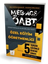 MEB-AGS ÖABT Özel Eğitim Öğretmenliği Tamamı Çözümlü 5 Deneme Sınavı - Pelikan Tıp Teknik Yayıncılık