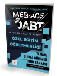 MEB-AGS ÖABT Özel Eğitim Öğretmenliği Tamamı Çözümlü Soru Bankası - Pelikan Tıp Teknik Yayıncılık