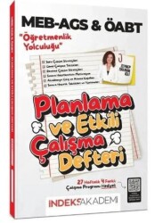 MEB-AGS ÖABT Planlama ve Etkili Çalışma Defteri - İndeks Akademi Yayıncılık