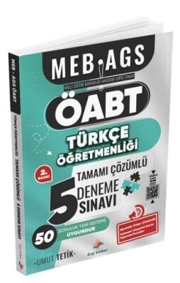 MEB AGS ÖABT Türkçe Öğretmenliği Tamamı Ayrıntılı Video Çözümlü 5 Deneme Sınavı - 1