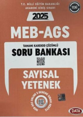 Data Yayınları MEB - AGS Sayısal Yetenek Matematik Soru Bankası - 1
