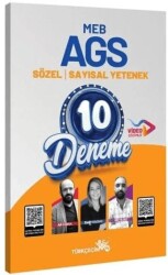 Türkçecim TV Yayınları MEB-AGS Sözel-Sayısal Yetenek 10 Deneme Çözümlü - Türkçecim TV Yayınları