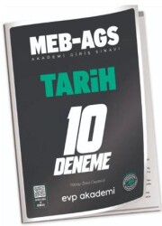 MEB-AGS Tarih 10 Deneme Çözümlü - EVP Akademi