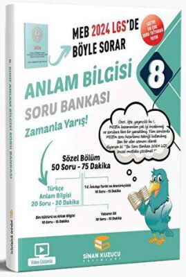Sinan Kuzucu Yayınları MEB Böyle Sorar 8. Sınıf LGS Anlam Bilgisi Soru Bankası - 1