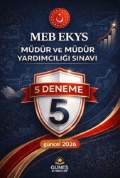 MEB EKYS Müdür ve Müdür Yardımcılığı Sınavı 5 Deneme - Güneş Kitabevleri Yayınları