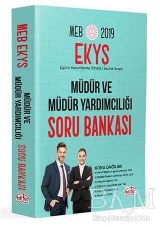 Editör Yayınevi MEB EKYS Müdür ve Müdür Yardımcılığı Soru Bankası 2019