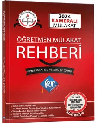 KR Akademi Yayınları MEB Öğretmen Kameralı Mülakat Rehberi - 1