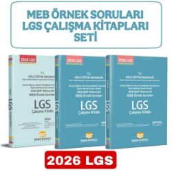 MEB Örnek Soruları LGS Çalışma Kitapları Seti Sayısal-Sözel - Sinan Kuzucu Yayınları