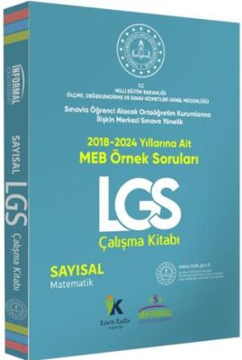 İnformal Yayınları MEB Örnek Soruları LGS Matematik Çalışma Kitabı 8.Sınıf Renkli Baskı A4 Boyut Hediyeli - 1