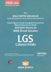 MEB Örnek Soruları LGS Çalışma Kitabı Sayısal Matematik - Sinan Kuzucu Yayınları