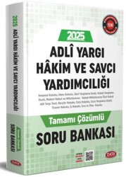 Adli Hakim ve Savcı Yardımcılığı Tamamı Çözümlü Soru Bankası - Data Yayınları