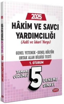 Mecelle Hakim ve Savcı Yardımcılığı Adli-idari Genel Yetenek - Genel Kültür Ortak Alan Bilgisi 1. - 1